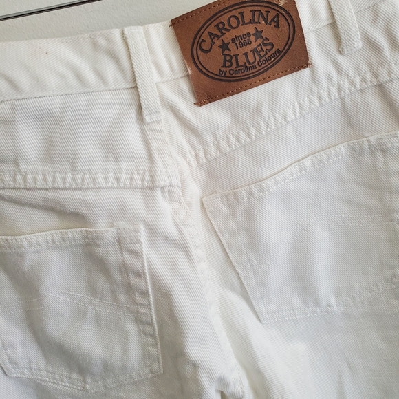 Carolina Blues white pants slim fit branded size 6 100% cotton - Picture 7 of 8